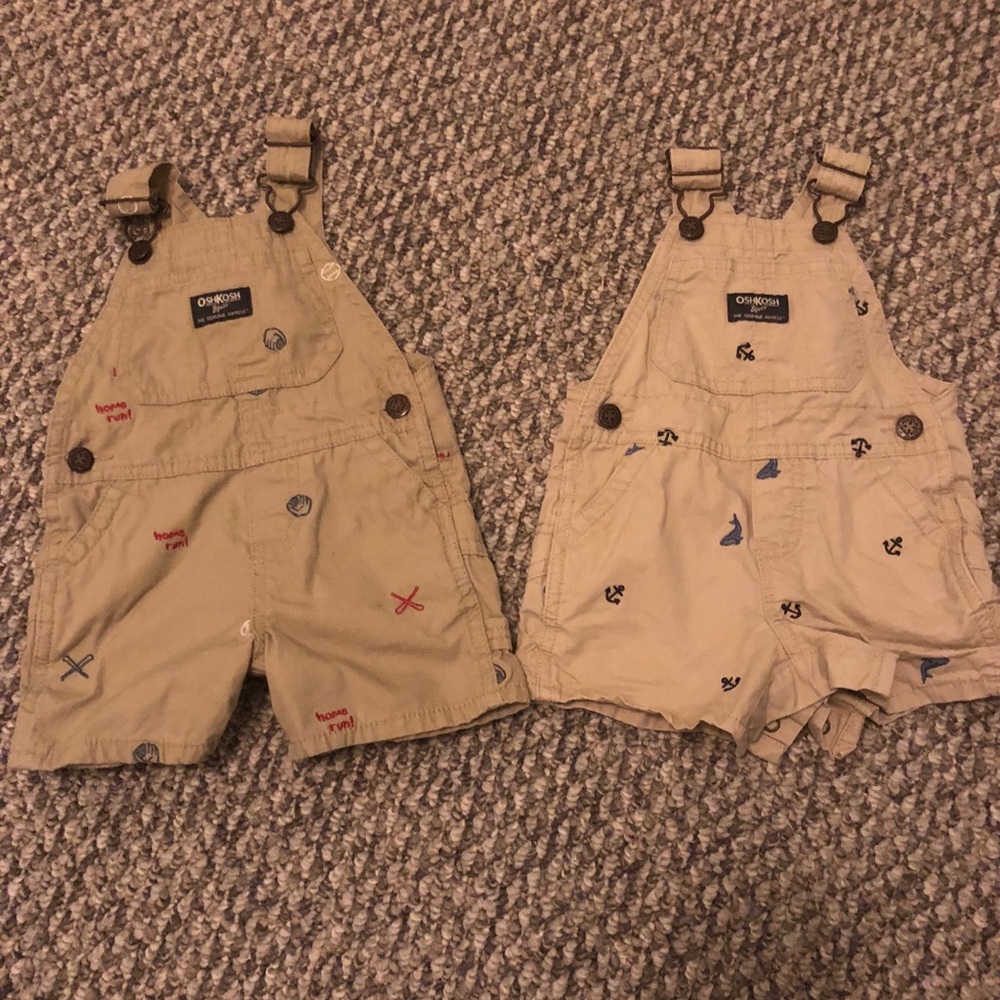 Set of overall shorts